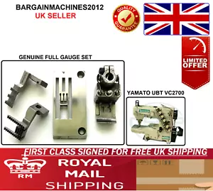 YAMATO UBT VC2700 COVERSEAM GENUI/FULL/GAUGE SET INDUSTRIAL SEWING MACHINE PART - Picture 1 of 4