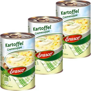 Erasco Crema Di Patate Con Pancetta Affumicata Fine Cremosa 390Ml 3 Pezzi - Foto 1 di 1