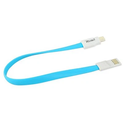 Reiko 48inch 8pin magnetic Charge + Sync Micro USB cable - Retail Package -Blue - Image 1 of 2