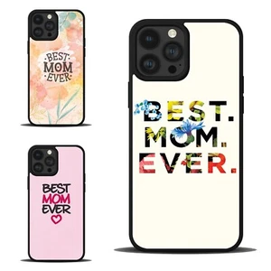 For Galaxy S9 S10 S10E S20 S21 FE Plus Hard Case Love BEST MOM EVER - Picture 1 of 25