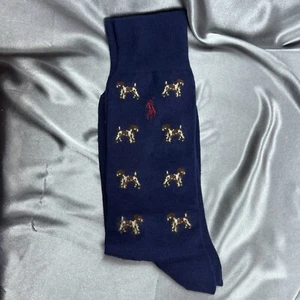 Calcetines Polo Ralph Lauren Crew Para Hombre Talla 10-13 Bordados Poni Azul Marino Para Perros - Imagen 1 de 7