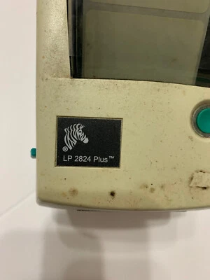 Zebra Label Plus Printer. Used. Good Condition. No Power Cord. - Image 1 of 2