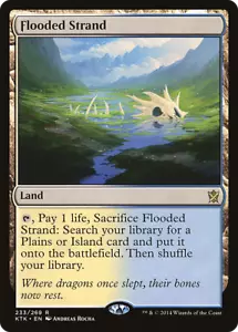 Flooded Strand X(1) Khans of Tarkir EX/NM R233 4RCards - Picture 1 of 1