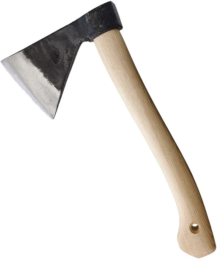 BR Rinaldi Lavagna Axe 7.25" Spring Steel Head 4.75" Cutting Edge Wood Handle