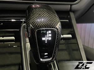 SHIFT KNOB CARBON FIBER REPLACEMENT FOR ALL PORSCHE CAYENNE 2018 2019 2020 2021 - Imagen 1 de 4