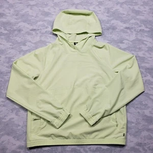Mountain Hardwear Top Womens XS Green Pull Over Hooded Lightweight Front Pocket - Picture 1 of 12