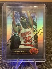 RARE 1994-95 TOPPS FINEST REFRACTOR W/Coating # 9 Kenny "The Jet" Smith Rockets!