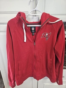 Tampa Bay Buccaneers NFL Women's Full Zip Hoodie W/Sequin Sleeves XL G-III - Picture 1 of 9