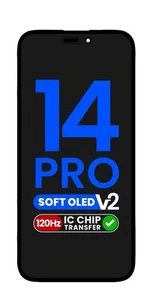 Appl iPhone 14 Pro Soft OLED Touch Screen Digitizer Display 120HZ Replacement - Photo 1 sur 2
