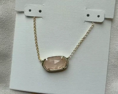 ✨Collar Colgante Cuarzo Rosa Drusy, Chapado en Oro Cristal Iridiscente Declaración ✨! Foto 1 de 4