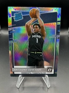 2020-21 Panini Donruss Optic Holo Silver Rated Rookie Anthony Edwards RC #151 RC - Picture 1 of 10