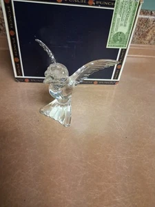 Princess House Lead Crystal hummingbird Figure Clear PETS EUC - Picture 1 of 6