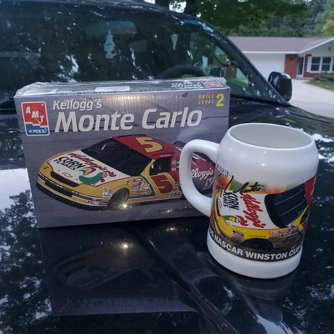Vintage Nascar Terry Labonte Kelloggs Model Car Collectors Mug Coffee Mug Cup Cover