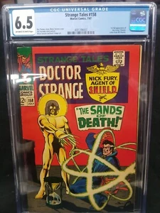 Strange Tales #158 CGC 6.5 Doctor Strange 1st Full Appearance Living Tribunal - Picture 1 of 7