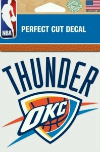 Oklahoma City Thunder Logo 4x4 Perfect Cut Car Decal See Description  - Picture 1 of 1