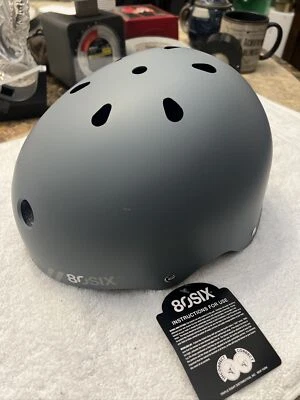 Casco de bicicleta, scooter y monopatín para niños 80Six doble certificado, gris mate,... Foto 1 de 4