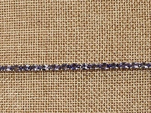 Tanzanite in sterling silver bracelet - Picture 1 of 7