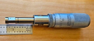 L.S. Micrómetro medidor de profundidad mecánico de precisión Starrett 0,300" diámetro - Imagen 1 de 4