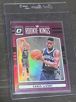 2016 Donruss Optic Kings Holo Silver Prizm Caris LeVert #17 Rookie RC - Image 1 of 2