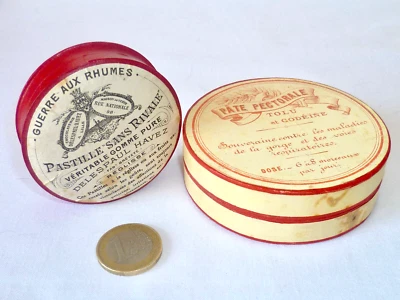 2 ANCIENNES BOITES PUB PHARMACIE REGLISSE DELESPAUL HAVEZ ET PATE PECTORALE - Photo 1/4