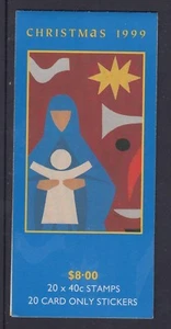 Australia 1999 NAVIDAD 1999 P&S FOLLETO COMPLETO de 20 estampillas precio MNH $10,00 - Imagen 1 de 1