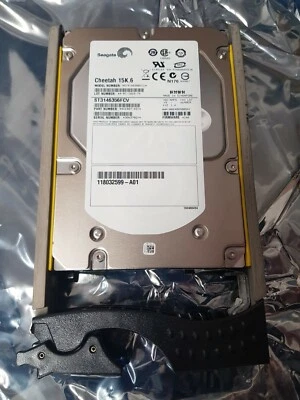 Seagate Cheetah 146GB 15K.6 Festplatte HDD ST3146356FCV 9CE007-031 FW: HC08 - Bild 1 von 4