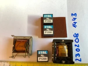 Transformatoren ETAL P1200 (3x), Spulen DDR Bauteile Elektronik LOT 2302081443 - Bild 1 von 1