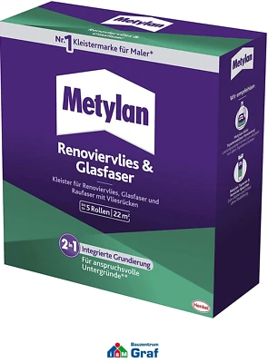 Metylan Pâte pour Renoviervlies, Fibre & Raufasertapeten, 500g #87000003 - Photo 1/3