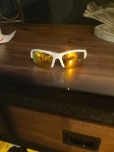 Rawlings Youth Sport Sunglasses RAWLINGS 2002 WHT ORN MIR QTS 100% UV Protection - Picture 1 of 4