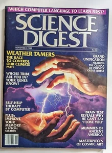 1983 November Science Digest Magazine Weather Tamers / Grand Unificationz - Picture 1 of 7