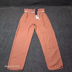 NWT Veronica Beard Karter Pleated Crop Pants Women Size 8 Mocha - Picture 1 of 11