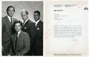 LA LAW Press Photo 7X9 Jimmy Smits Corbin Bernsen Blair - Picture 1 of 1