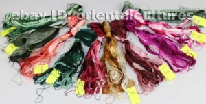 Chinese 100%real natural silk,hand-dyed embroidery floss/thread 79colors/skeins - Picture 1 of 6