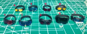 1/12 Soldier Accessories Glasses Goggles Model for 6''Action Figures - Picture 1 of 10