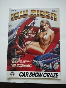 Lowrider Magazine Mini Truckin' June 1990 America's #1 Cruising Magazine - Picture 1 of 21
