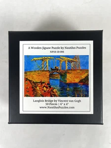 Nautilus Holzpuzzle: Langlois Brücke bei Arles von Vincent van Gogh - 50 Teile - Bild 1 von 6