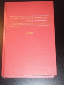Canadian Parliamentary Guide 2008 NEW HC Reference $230 - Picture 1 of 2