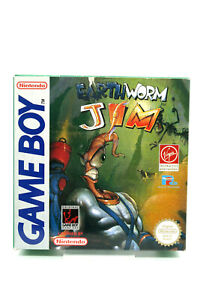Nintendo Jeu Gameboy - Earthworm Jim (Emballage D'Origine / Cib ) Jaune -