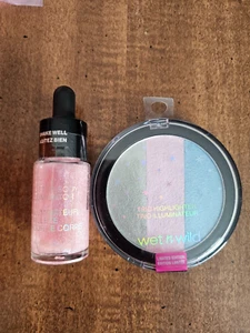 Out of Stock wet n wild Trio Highlighter & Limited Edition Body Oil Pink Sorcery - Picture 1 of 5