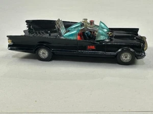 Vintage Corgi Batmobile w/ Batman Figure & Toehook Diecast Model - Picture 1 of 13