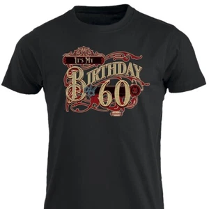 Its My Birthday 60 T-Shirt lustige Geburtstagsgeschenke für Frauen Männer 60. Geburtstag - Bild 1 von 44
