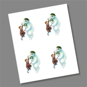 4 x The Snowman and James 2023 50p Münzaufkleber/Aufkleber - Bild 1 von 2