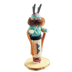 Vintage Native American Indian Kachina Doll Signed R. Grey Antople 4” - Picture 1 of 10