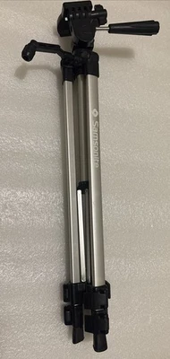 Ligero Aluminio Samsonite Videocámara Cámara Grabadora Trípode Modelo 8801 Soporte Foto 1 de 2
