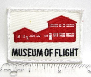 Vintage Museum of Flight Jacket Patch Seattle Washington Aviation Air Space - Bild 1 von 3