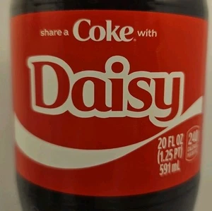 Share A Coke With Daisy 2025 Personalized Limited Edition Coca-Cola Coke Bottle - Picture 1 of 4