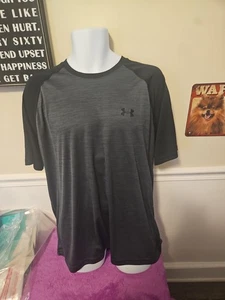 T-shirt Under Armour Heatgear uomo nera taglia XL vestibilità ampia - Foto 1 di 10