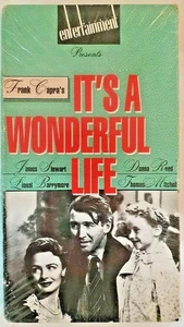 Its A Wonderful Life 1946 VHS New Entertainment Weekly Frank Capra James Stewart - Picture 1 of 4
