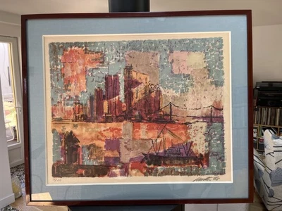 Wolf REUTHER (1917-2004) Lithographie originale signée et numérotée 26/150 - Photo 1/4