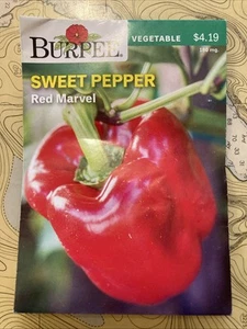 Burpee Sweet Pepper Red Marvel sell by 11/22 - Picture 1 of 2